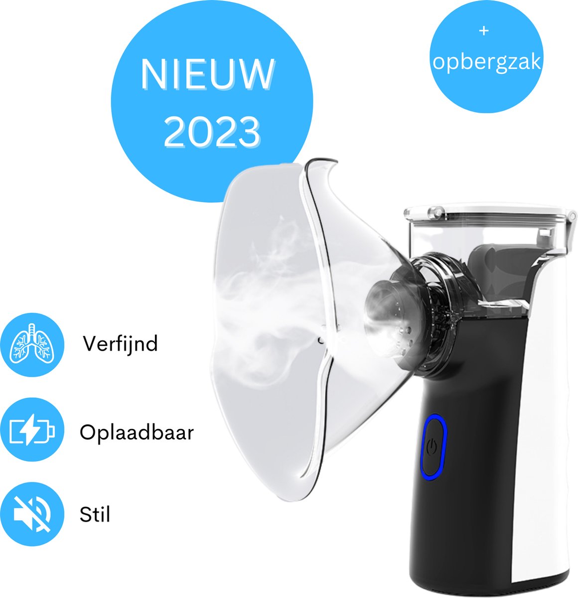 Appareil aérosol Vulpes HealthCare® - Nébuliseur à ultrasons - Appareil  d'inhalation pour Enfants, Adultes et bébés - 2 modes - Inhalateur médical  