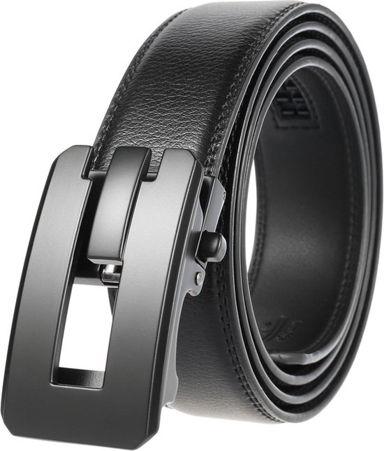 35mm Leren Riem Zonder Gaten CHAOREN Ratelriem Voor Heren – Automatische Gesp, Leer, 35mm, Maat Aanpasbaar – Geen Gaten Ratelriem Voor Heren Automatisch