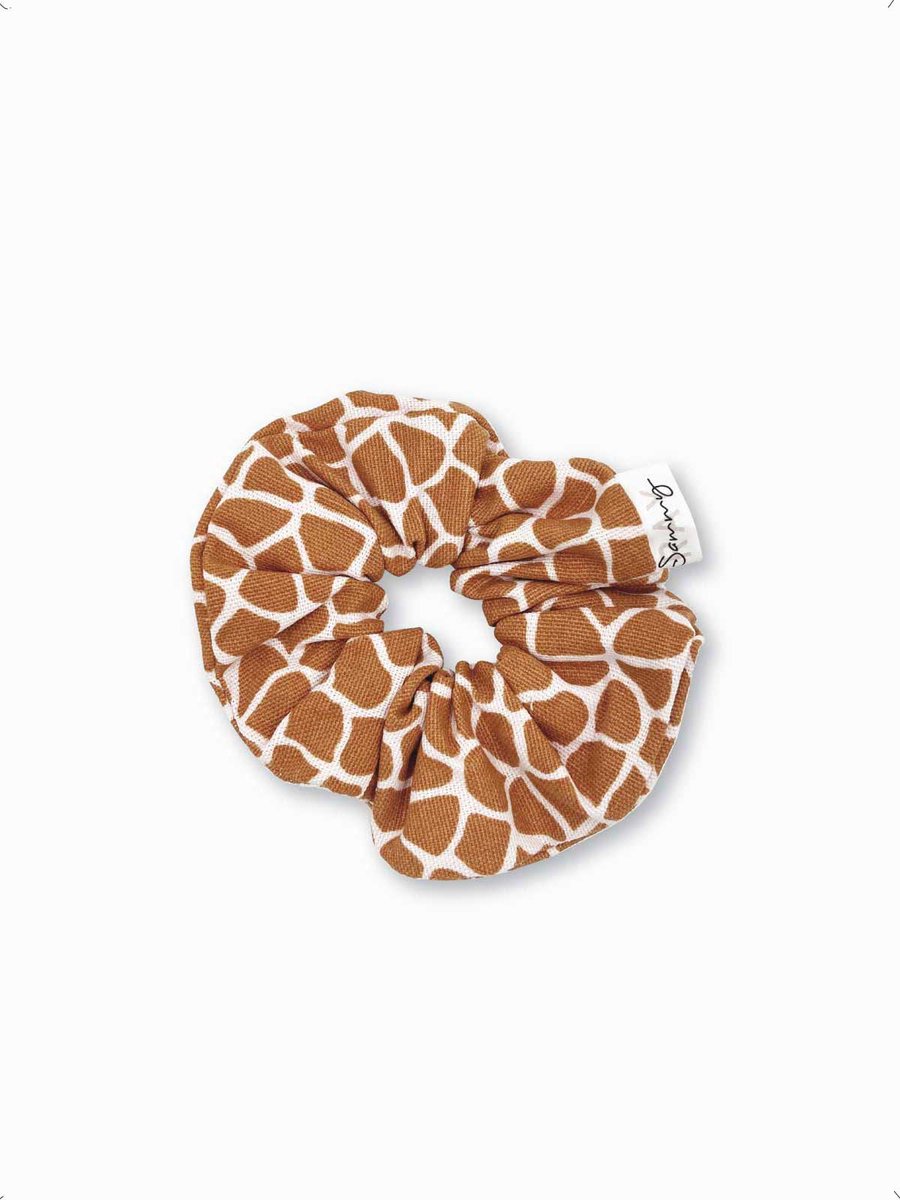 Scrunchie - Duurzaam cadeau - Zero waste - Wokkel - Giraffe