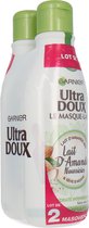 Garnier Ultra Doux Hair Milk Masque Nourrissant Amande - 2 x 250 ml (texte français)