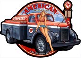 Wandbord Special Shaped - American Gasoline Established 1947