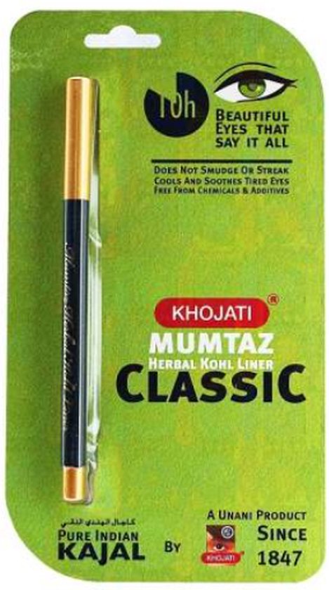 Khol en crayon Eye-Linner - Mumtaz Herbal Kajal avec l'huile d'amande