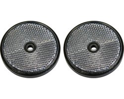 Reflectoren - Wit - 60mm schroefbevestiging - 2 stuks