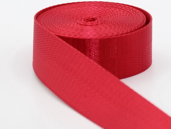 Trimit 10mtr roll of 40mm black cotton webbing, mix