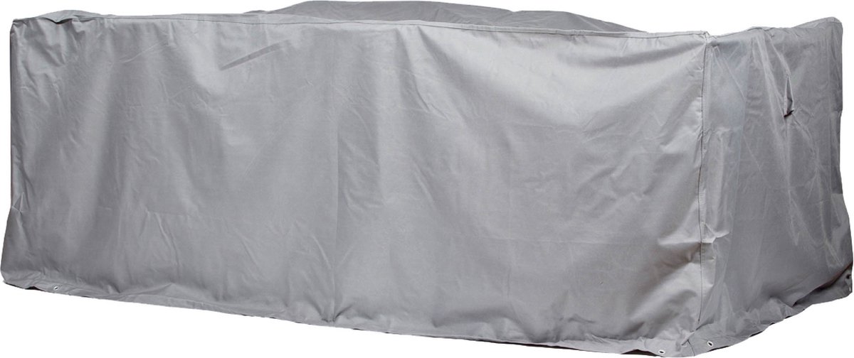 Mehr Garten Beschermhoes voor zitgroep rechthoek | 175 x 140 x 94 cm | polyesterweefsel van het type Oxford 600D, kleur: grijs.