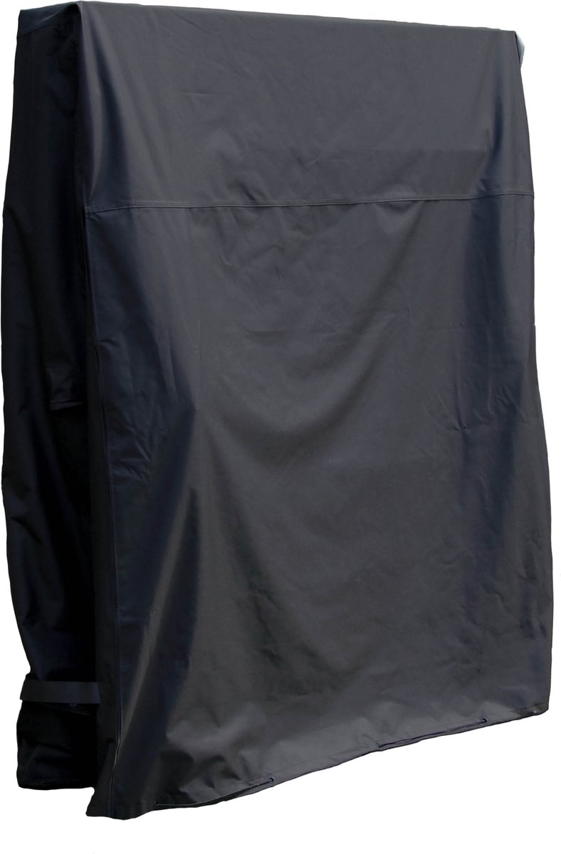 Tafeltennis afdekhoezen | 165 x 40/80 x 185 cm | polyesterweefsel van het type Oxford 600D, kleur: zwart.