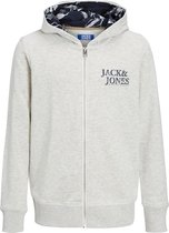 Jack & Jones vest jongens - grijs - JORcrayon - maat 164