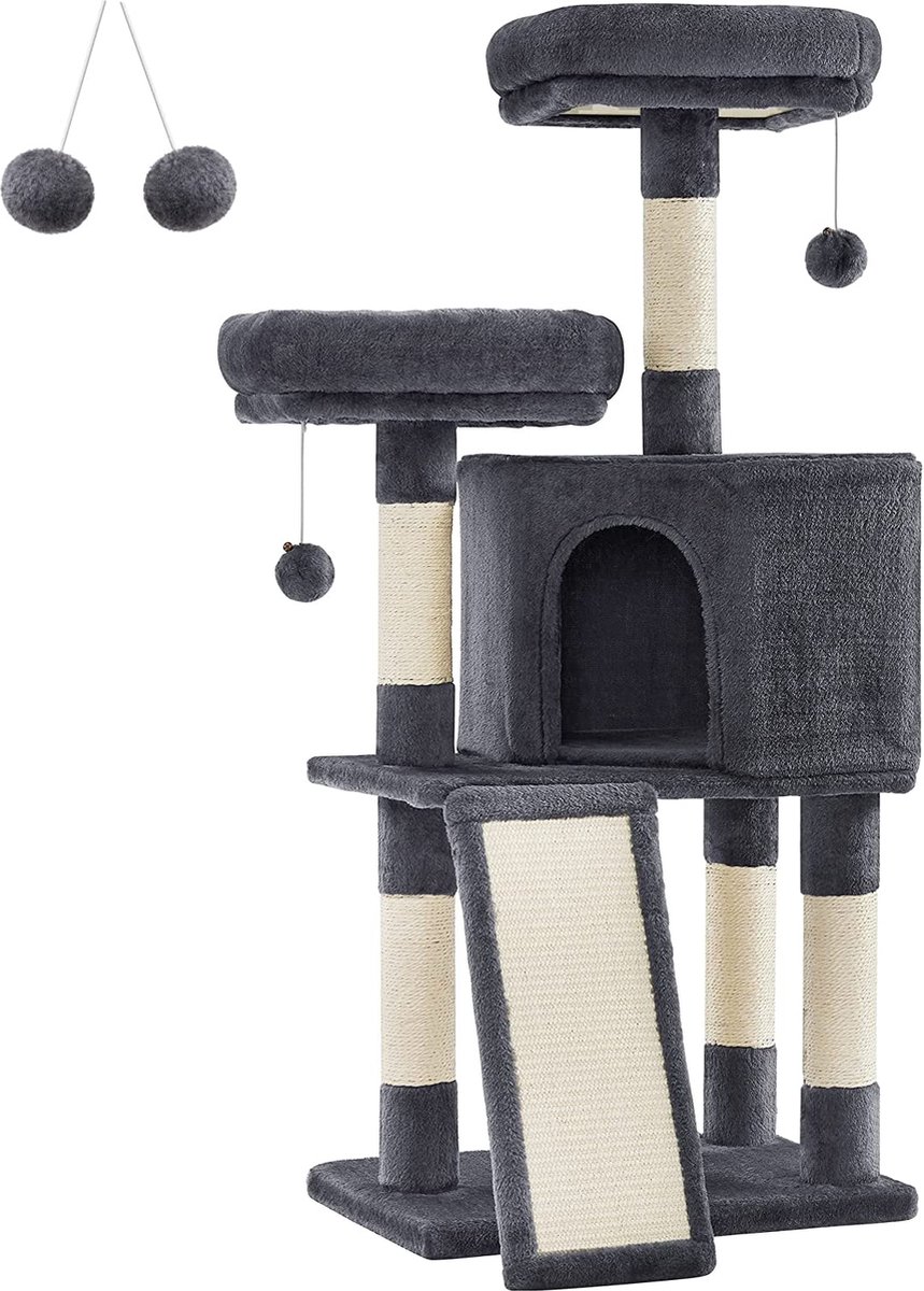 kattenkrabpaal / grote klimboom - speelhuis voor katten / playhouse for cats