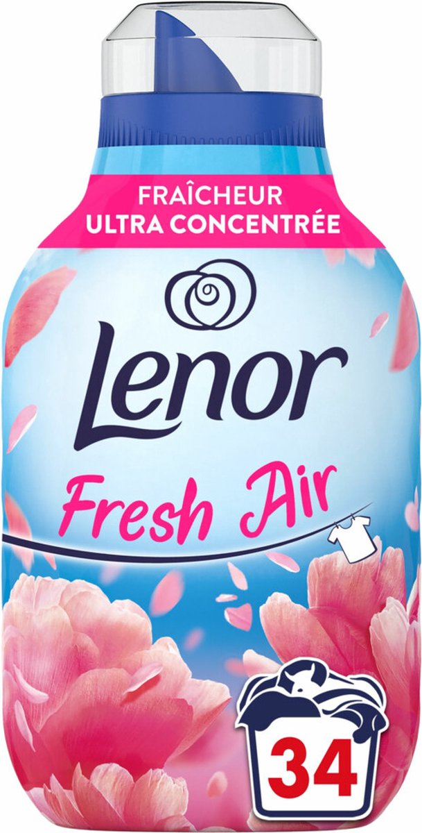 Goedkoopste Lenor Wasverzachter Fresh Air Bloesem 34 Wasbeurten 476 ml