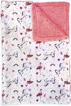 World of Mies ledikantdeken - unicorn print - Organic cotton - 100x150 cm