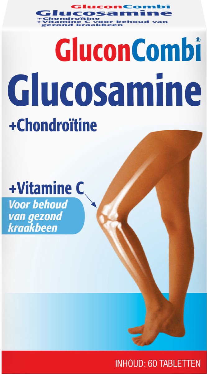 Goedkoopste Leefvitaal Glucon Combi Vitamine C - Glucosamine - 60 tabletten