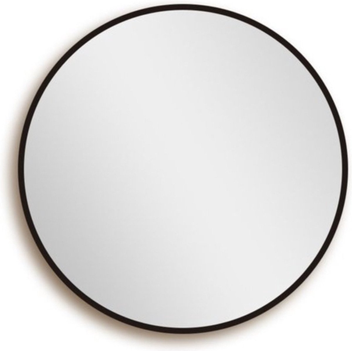 Saniclass Retro Line 2.0 spiegel – Badkamerspiegel – Rond – 60cm – Mat zwart