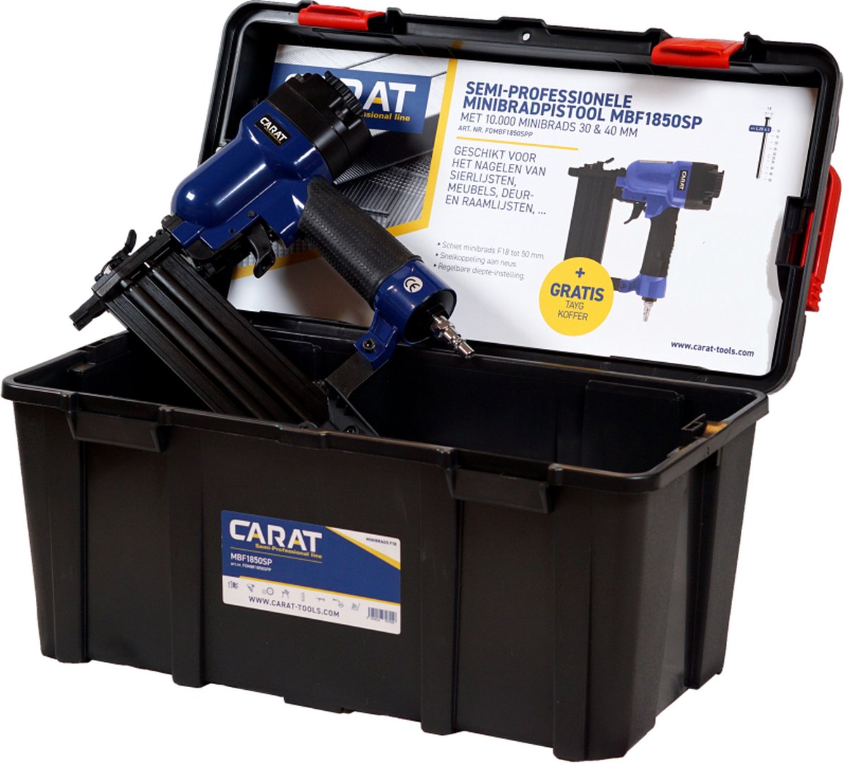 Carat Minibradpistool MBF1850 SET Semo-professioneel