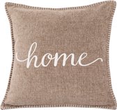 Kussen (gevuld) DAMIAN HOME - 45X45CM, taupe