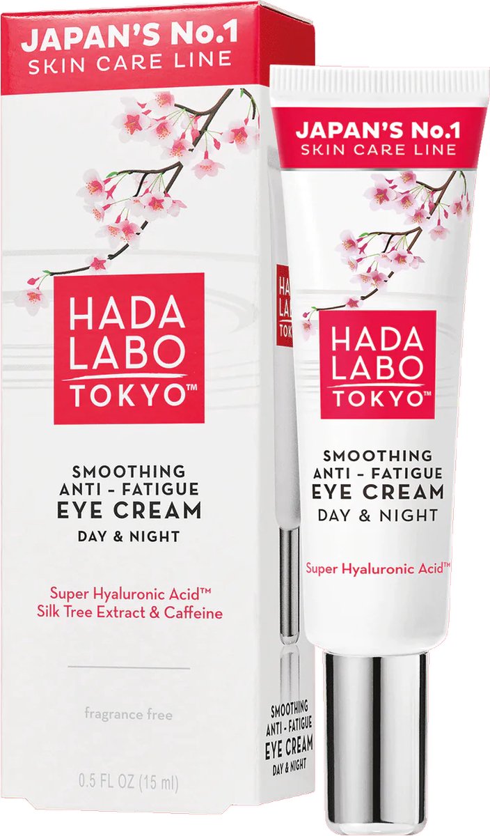 Hada Labo Tokyo™ Gladmakende oogcrème tegen vermoeidheid, 15ml