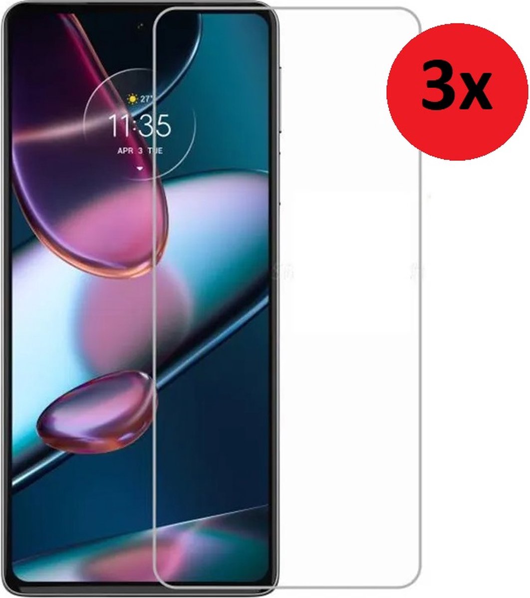 MoDo screenprotector voor Motorola Moto G13/ G23 - Glas - 3 stuks