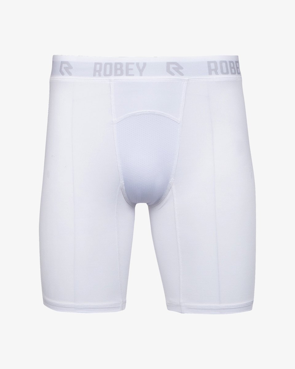 Robey Baselayer Short Tight Slidingbroek Heren - Wit | Maat: 3XL