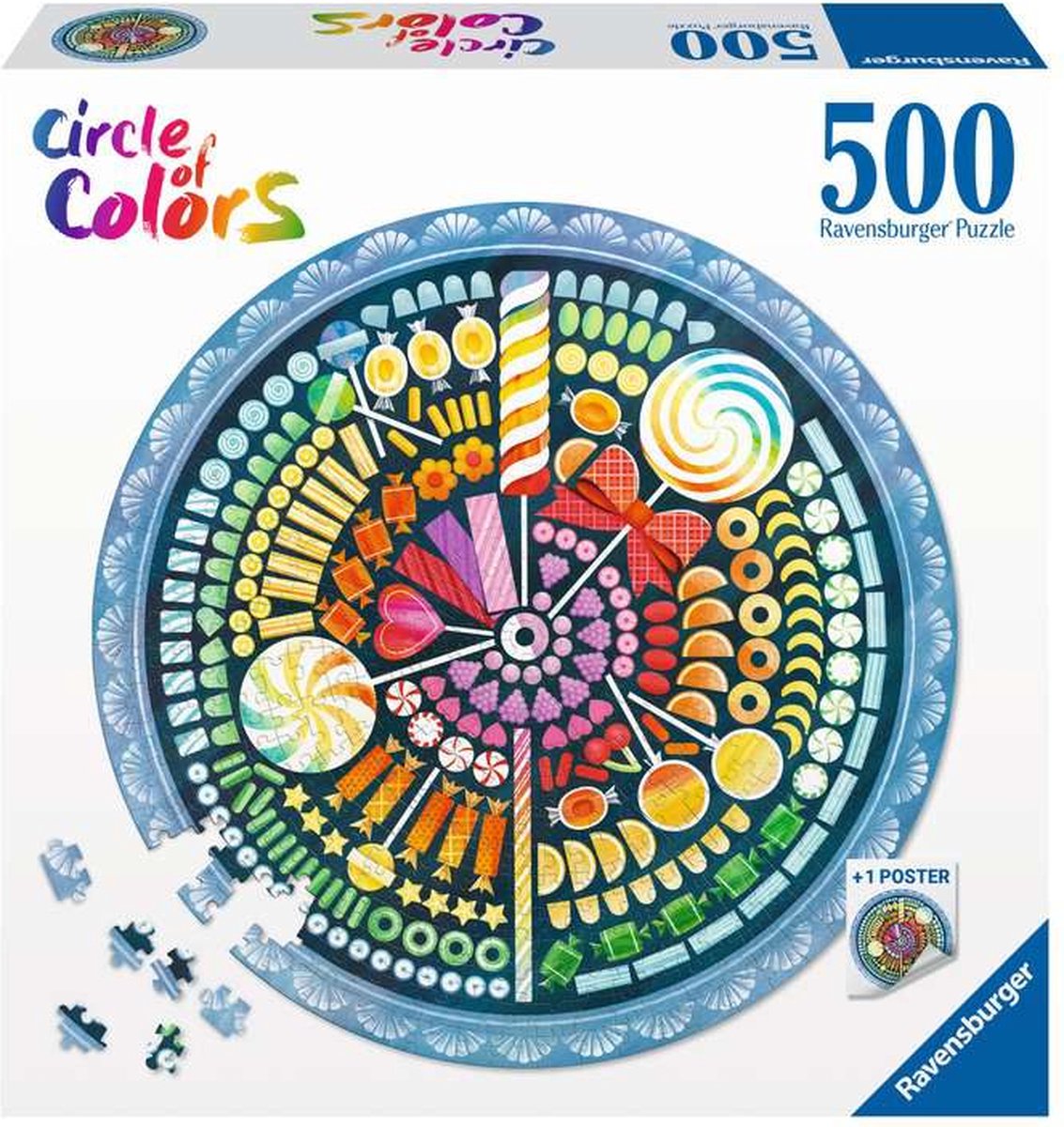 Ravensburger puzzel Candy - Legpuzzel - 500 stukjes