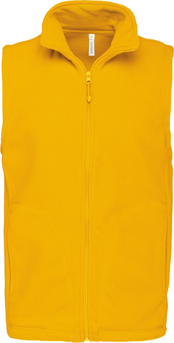 Fleecebodywarmer ‘Luca’ merk Kariban 3XL Geel