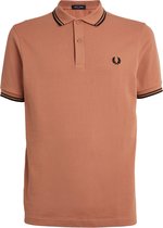 Fred Perry Twin Tipped Polo Shirt Light Rust