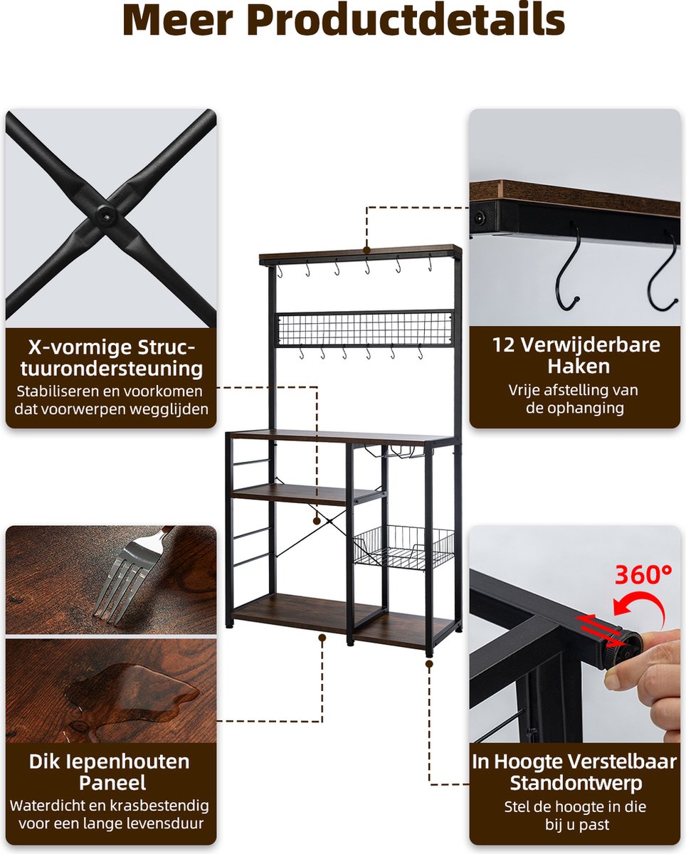 Keukenkast met Ingebouwde Stopcontacten – Multifunctioneel en Veilig