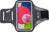 Support pour téléphone running Samsung Galaxy A52s - bracelet - bracelet sport - en tissu - Zwart
