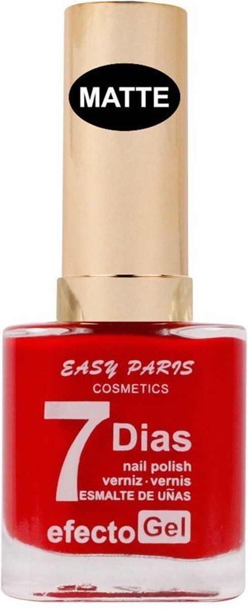 Goedkoopste Easy Paris - Nagellak - Mat Helder Rood - 1 flesje met 13 ml inhoud - Nummer 68