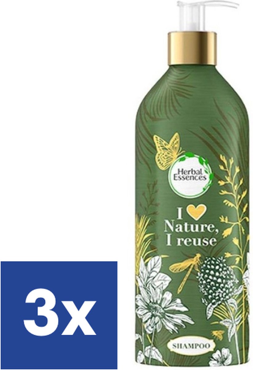 Herbal Essences Pure Arganolie Shampoo - 3 x 430 ml
