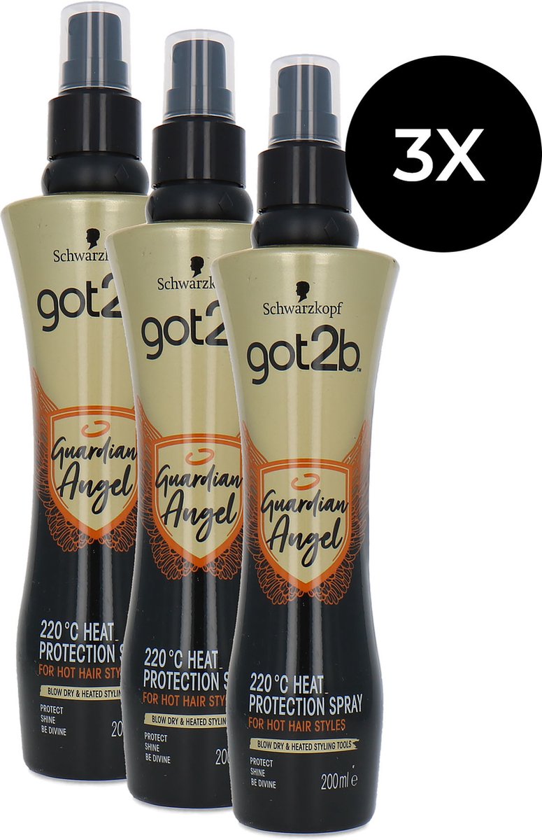 Schwarzkopf Got2b Guardian Angel Protection Spray - 3 x 200 ml