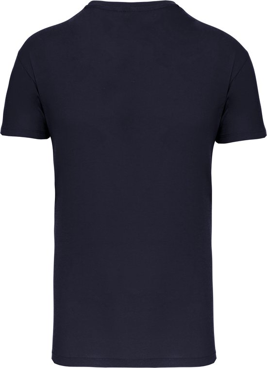 Donkerblauw T-shirt met ronde hals merk Kariban maat XXL