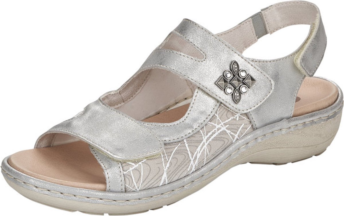 Remonte D7647-40 Dames Sandalen – 41 Zilver