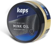 Kaps Mink Oil voor alle soorten gladleer, reinigt, beschermt, verzorgt het leer en - (100) Kleurloos - 100ml