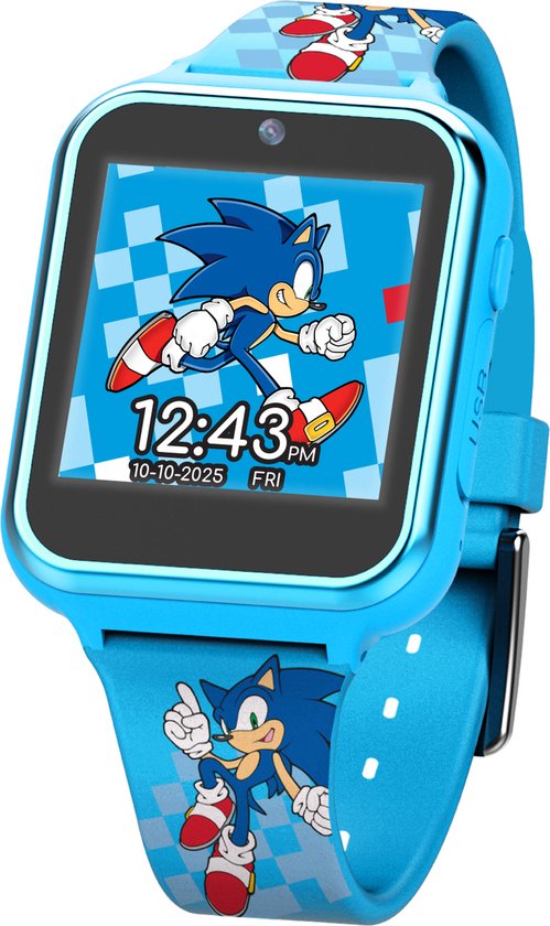 Accutime Sonic Smartwatch Kinderen - 8 Functies - Blauw | bol.com