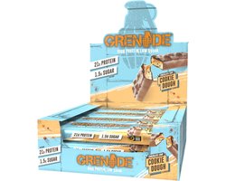 Grenade Grenade Protein Bar Chocolate Chip Cookie Dough 21g Protein - Doos 12x 60g - 720g - Eiwitrepen voor Twee Weken - Eiwitten voor Spieren - Sportvoeding - Tussendoortjes