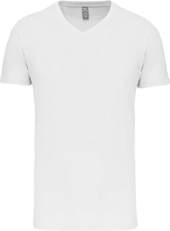 T-shirt Wit à col V marque Kariban taille 5XL