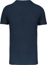 Donkerblauw T-shirt met V-hals merk Kariban maat M