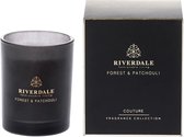 Riverdale - Boutique Geurkaars in pot Forest & Patchouli - 10cm - zwart Zwart