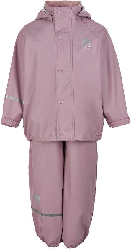 CeLaVi - Combinaison de pluie Basic pour enfant - Mauve Shadow - taille 130 (128-134cm)