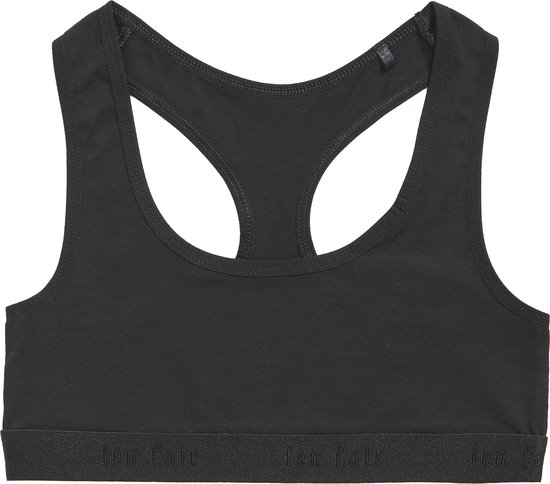 Basics soft top zwart voor Meisjes | Maat 146/152