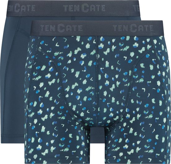 ten Cate Basics shorts navy/dots 2 pack voor Heren | Maat L - Ten Cate