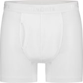 Basics boxer met gulp wit 2 pack voor Heren | Maat M