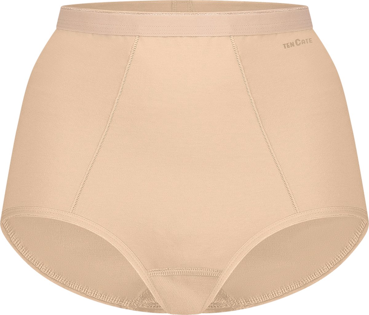 Ten Cate Basics organic cotton stretch high waist shape beige voor Dames | Maat S