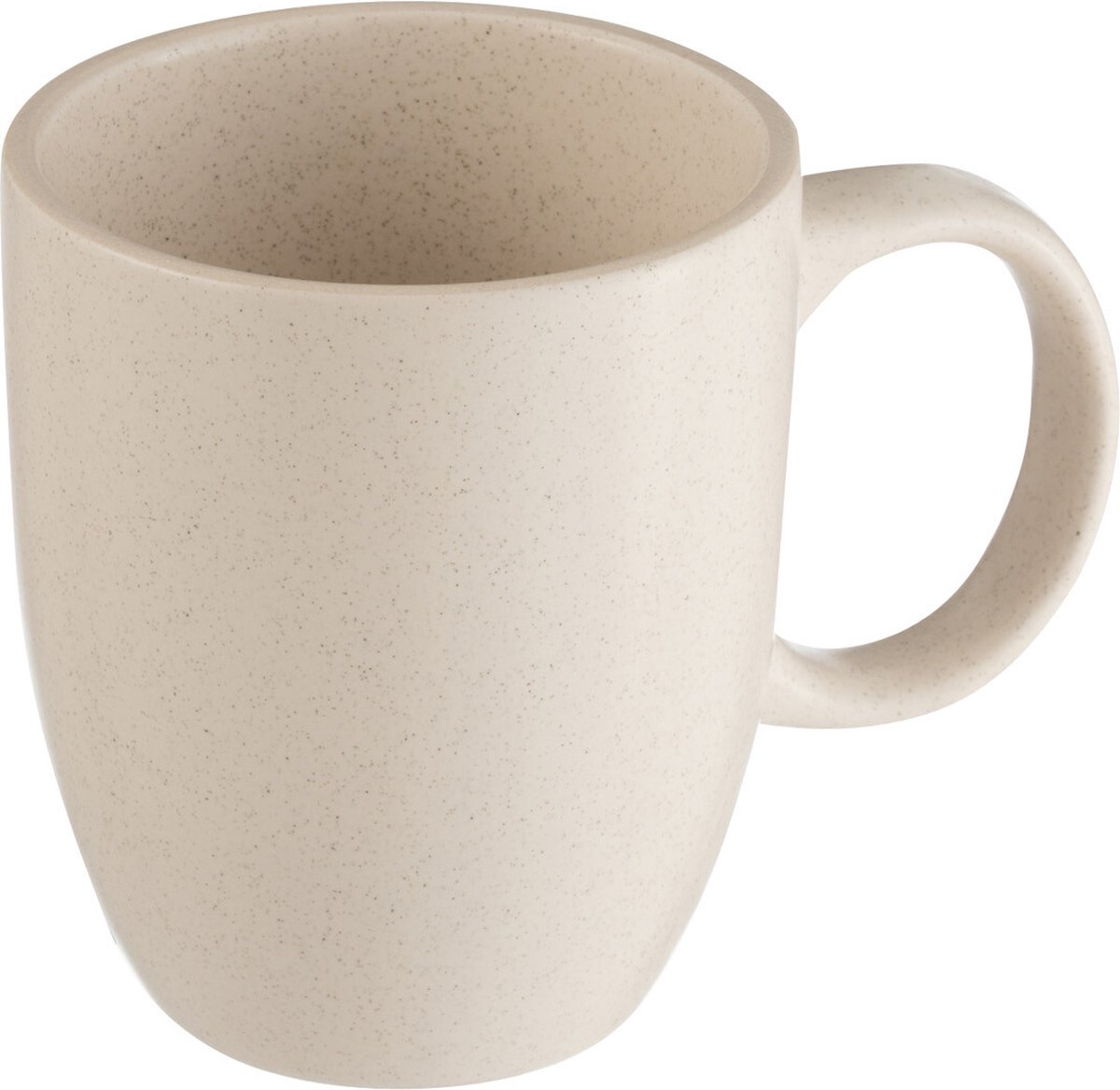 J-Line kop Marie - keramiek - creme - 6 stuks