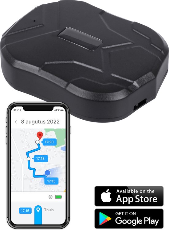 Nuvance - GPS Tracker met App - voor Auto