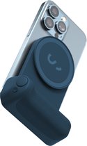 ShiftCam SnapGrip magnetische telefoongrip - MagSafe compatibel - inclusief magnetische bevestiging - met ingebouwde powerbank - draadloze ontspanknop - ergonomisch ontwerp - Abyss Blue (blauw)