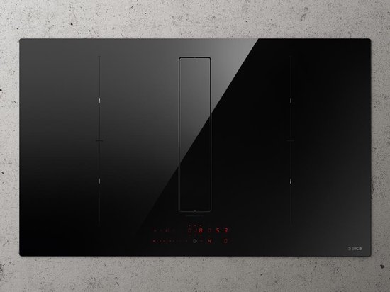 Elica Nikolatestla FIT XL inductiekookplaat met ingebouwde luchtafvoer