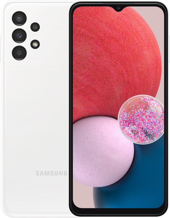 Samsung Galaxy A13 smartphone 6,6 inch Full HD+ scherm, 4GB RAM, 64GB opslag, 5000mAh batterij, NFC, dual sim