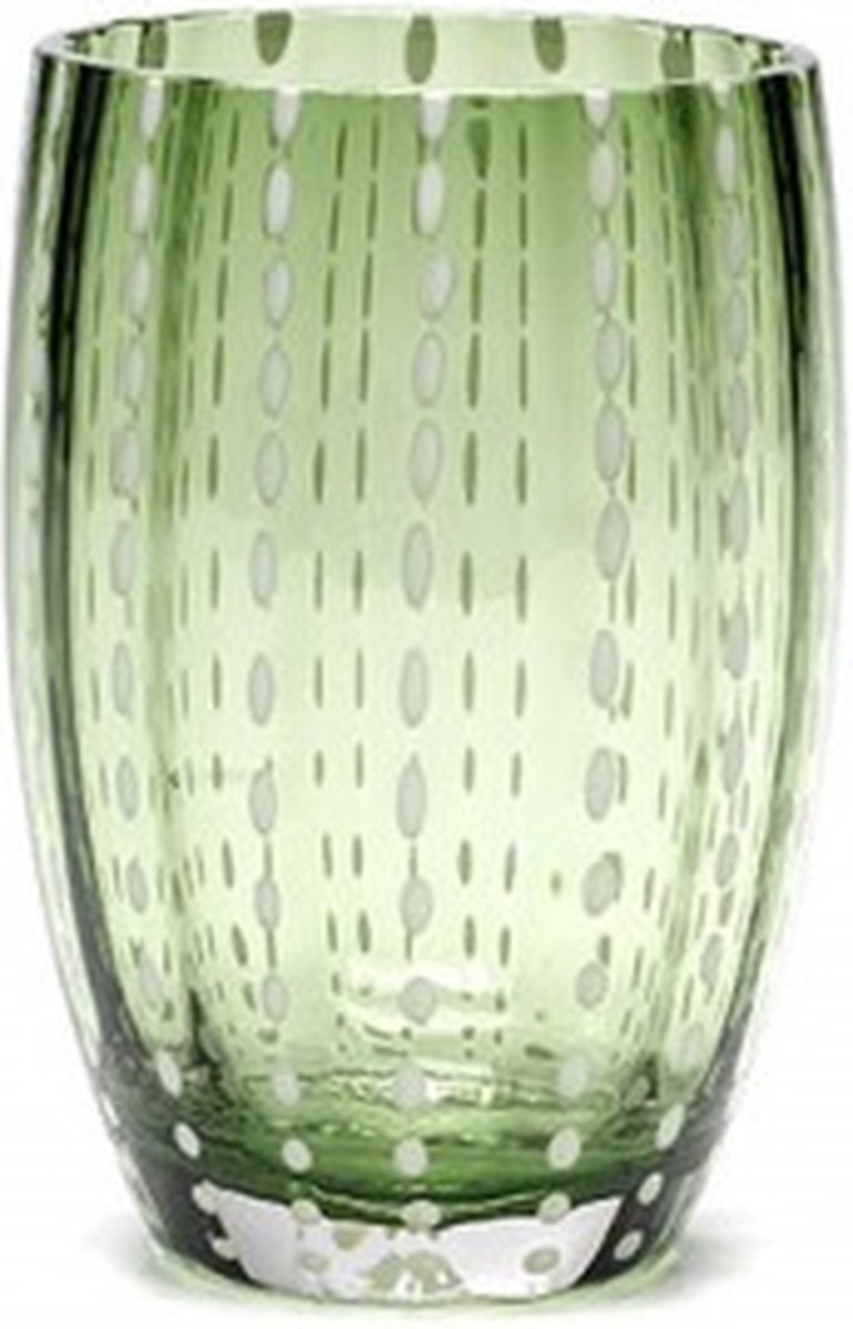 Perle glas - set van 2 - Verde inglese / British racing green