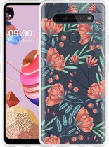 LG K51S Hoesje Poppy Roses - Designed by Cazy