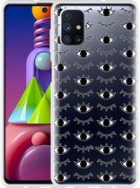 Hoesje Geschikt voor Samsung Galaxy M51 I See You